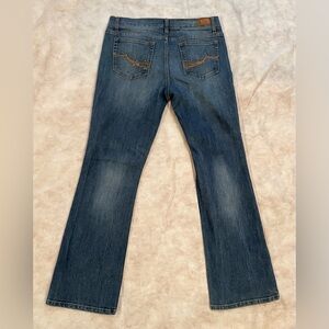 Women’s Buffalo bootcut mid-Rise Wide Leg Jeans in Denim M Wash Blue 32x33 (12)